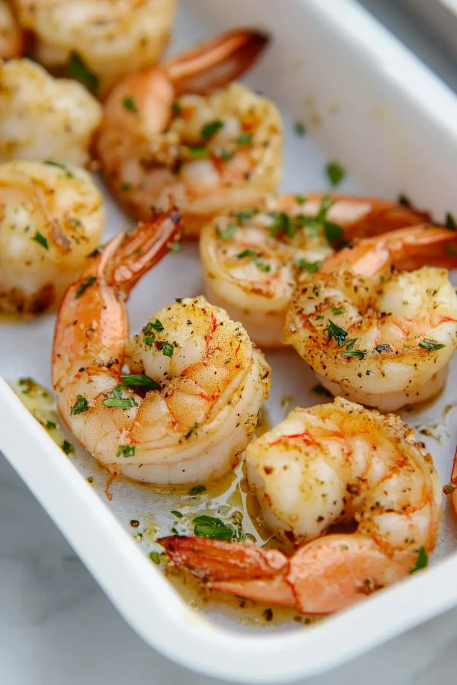 Tasty Garlic Herb Roasted Shrimp