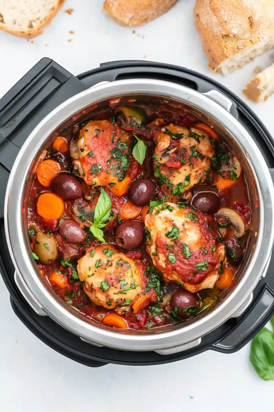 Flavorful Instant Pot Chicken Cacciatore