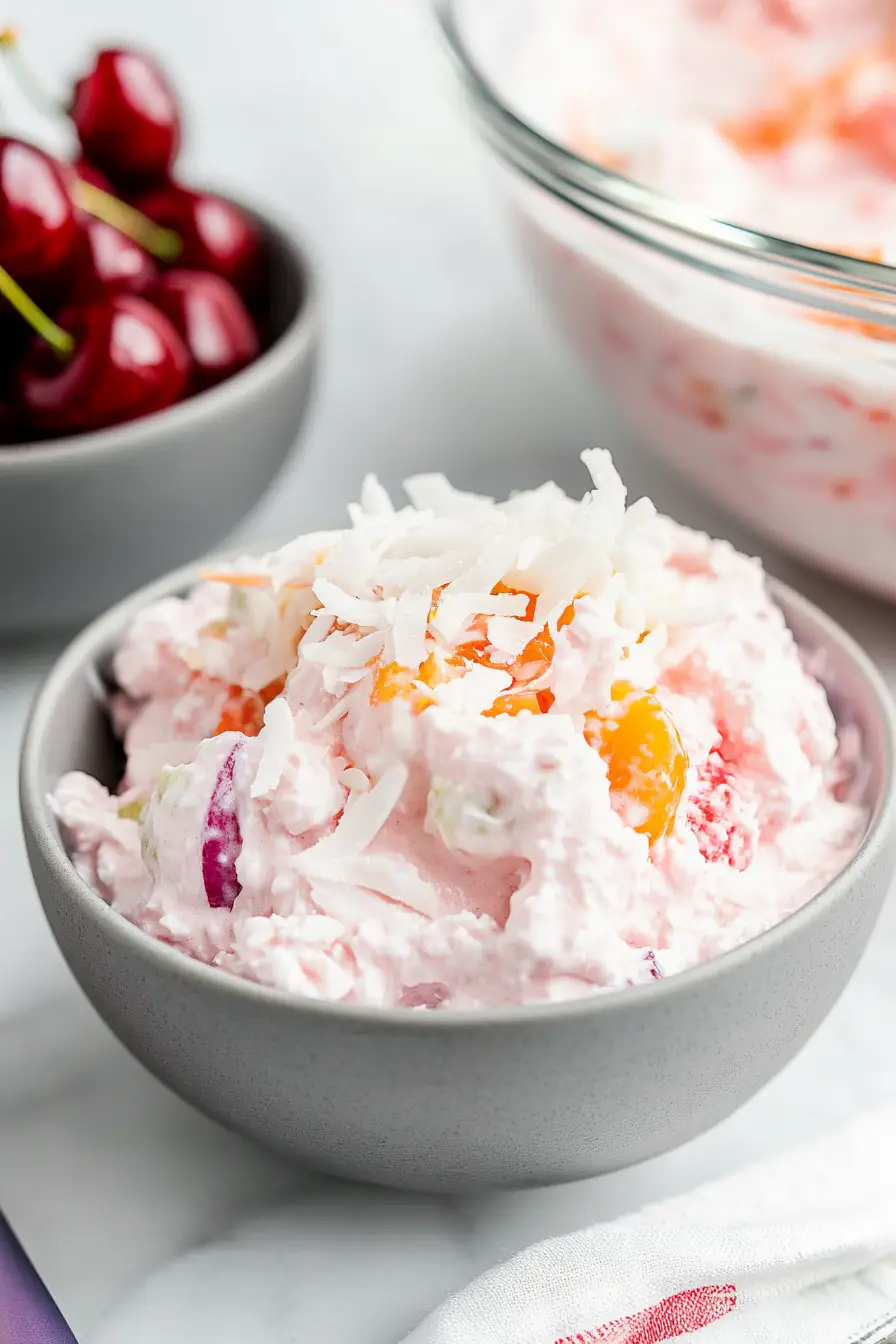 Colorful Easter Fruit Salad with Cool Whip