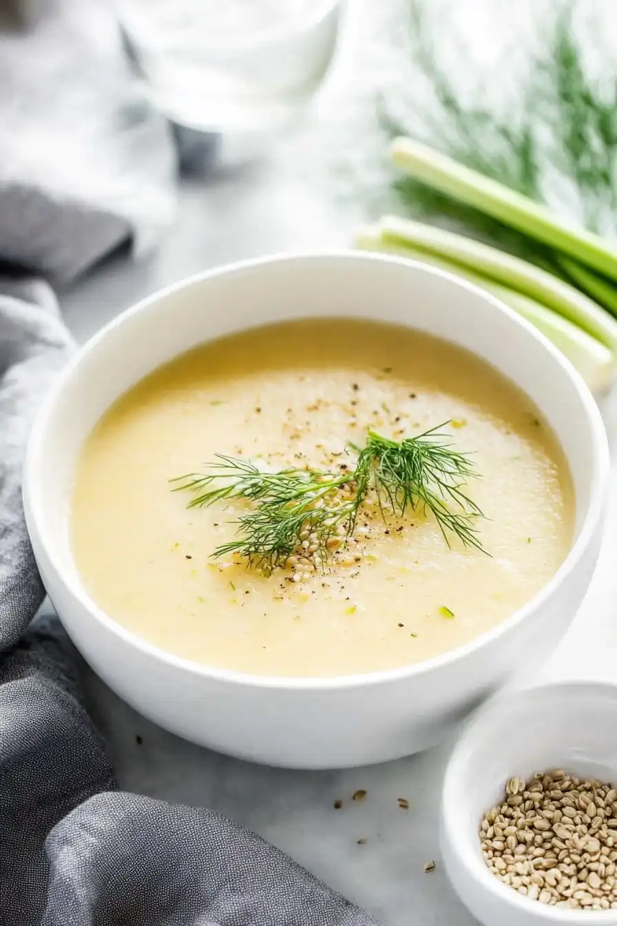 Creamy Fennel and Leek Soup
