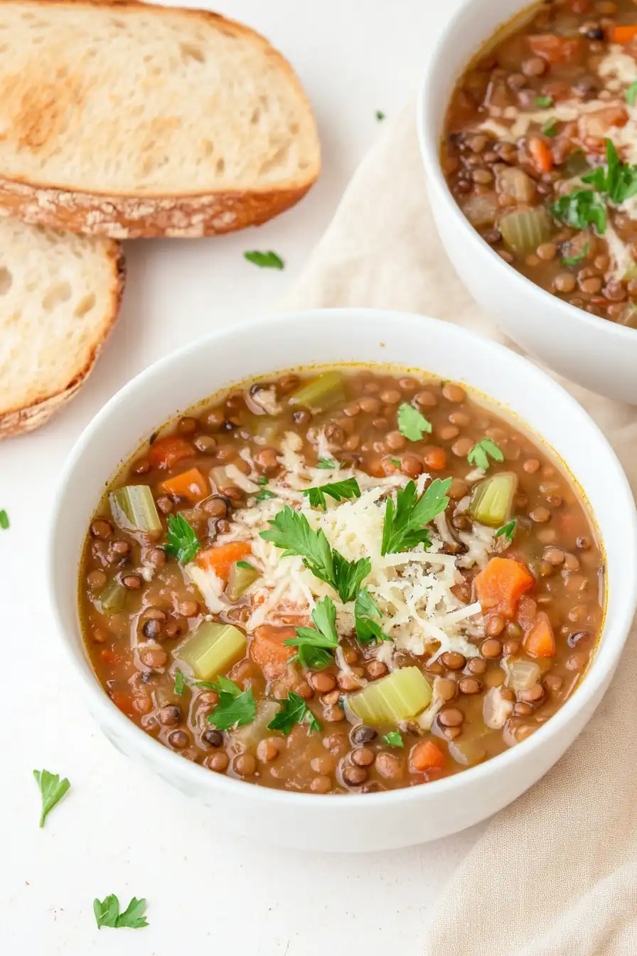 Savory Lentil Soup with Fennel