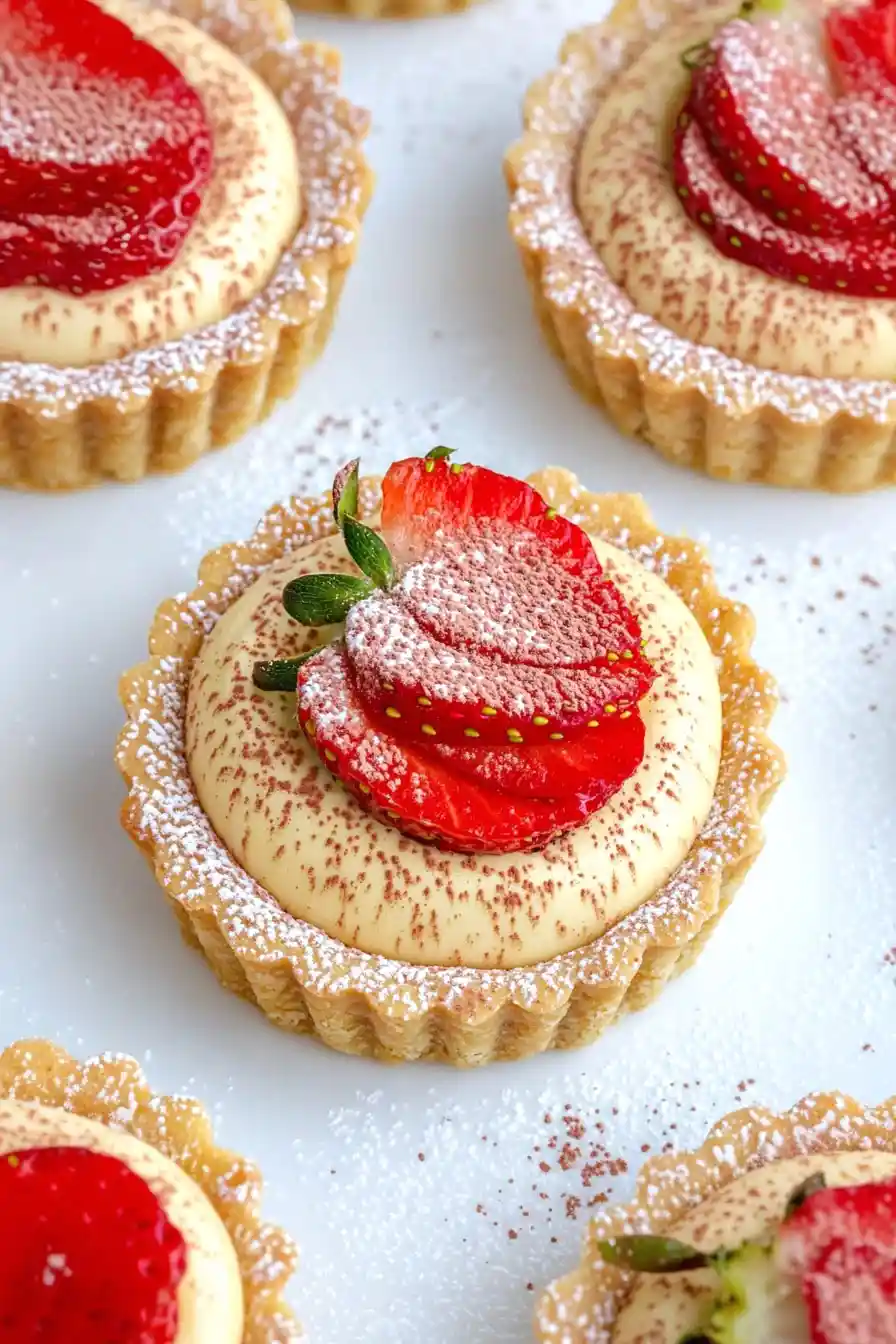 Rich White Chocolate Mousse Tart