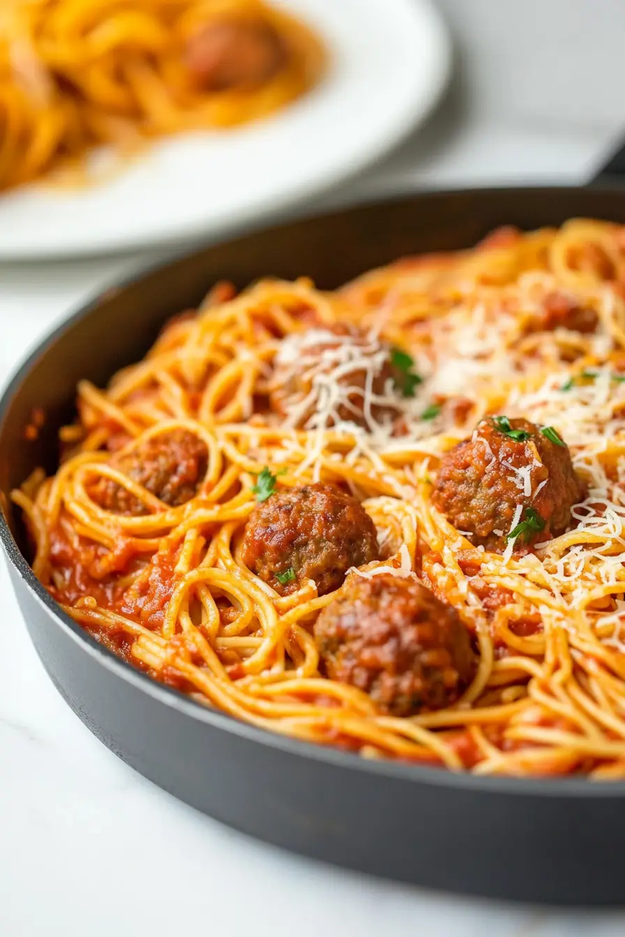 Healthy Spaghetti and Meatballs for Kids