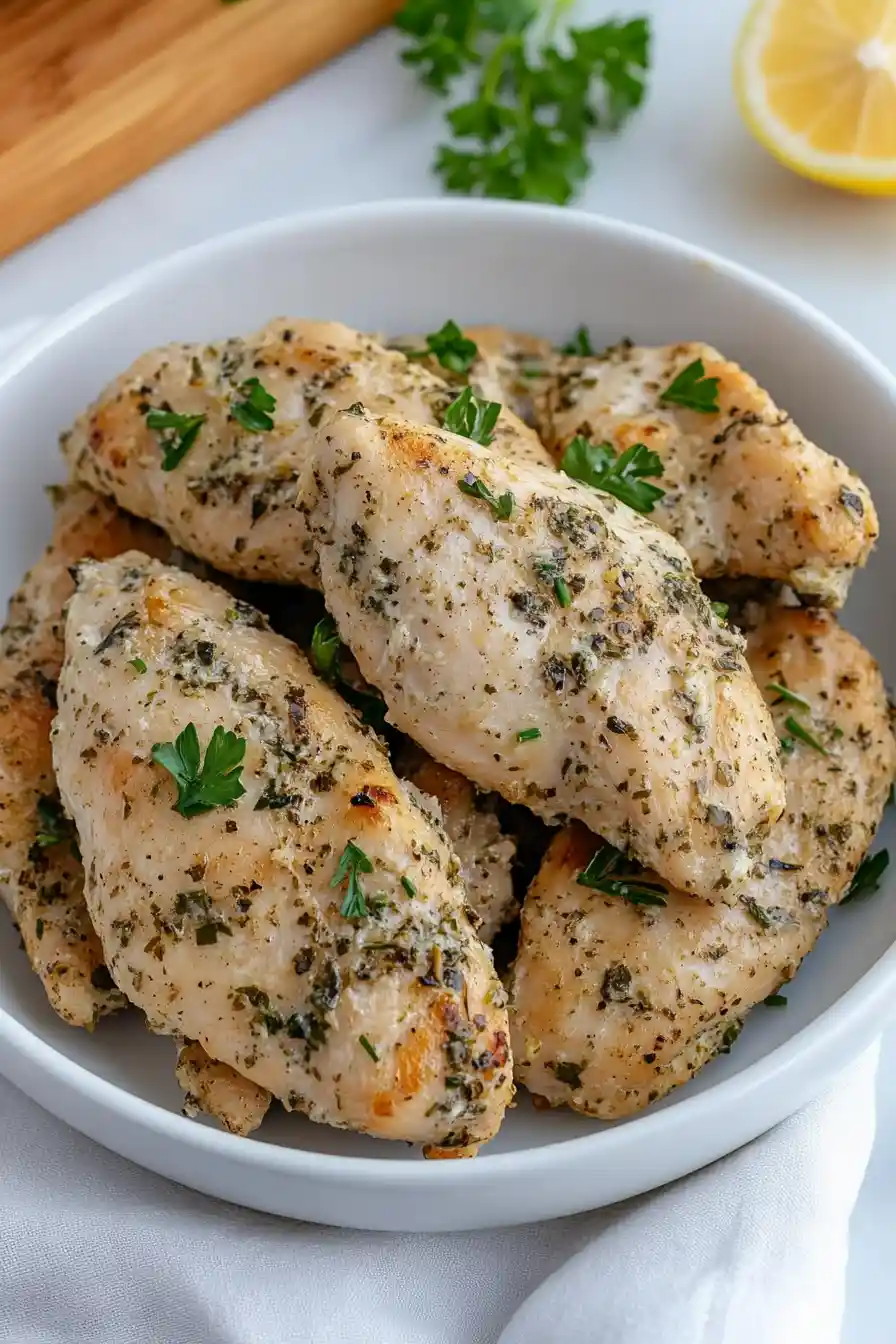 Healthy Greek Yogurt Marinated Chicken Tenders