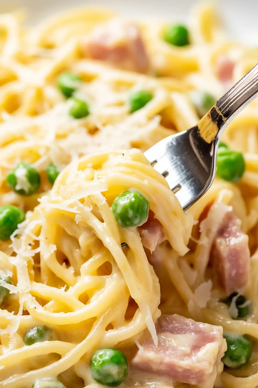 Easy Leftover Ham Carbonara