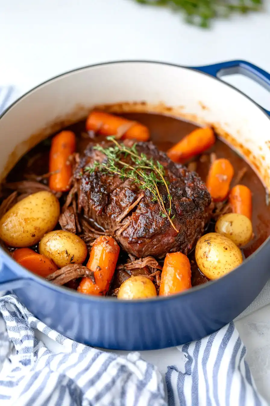Juicy Dutch Oven Pot Roast