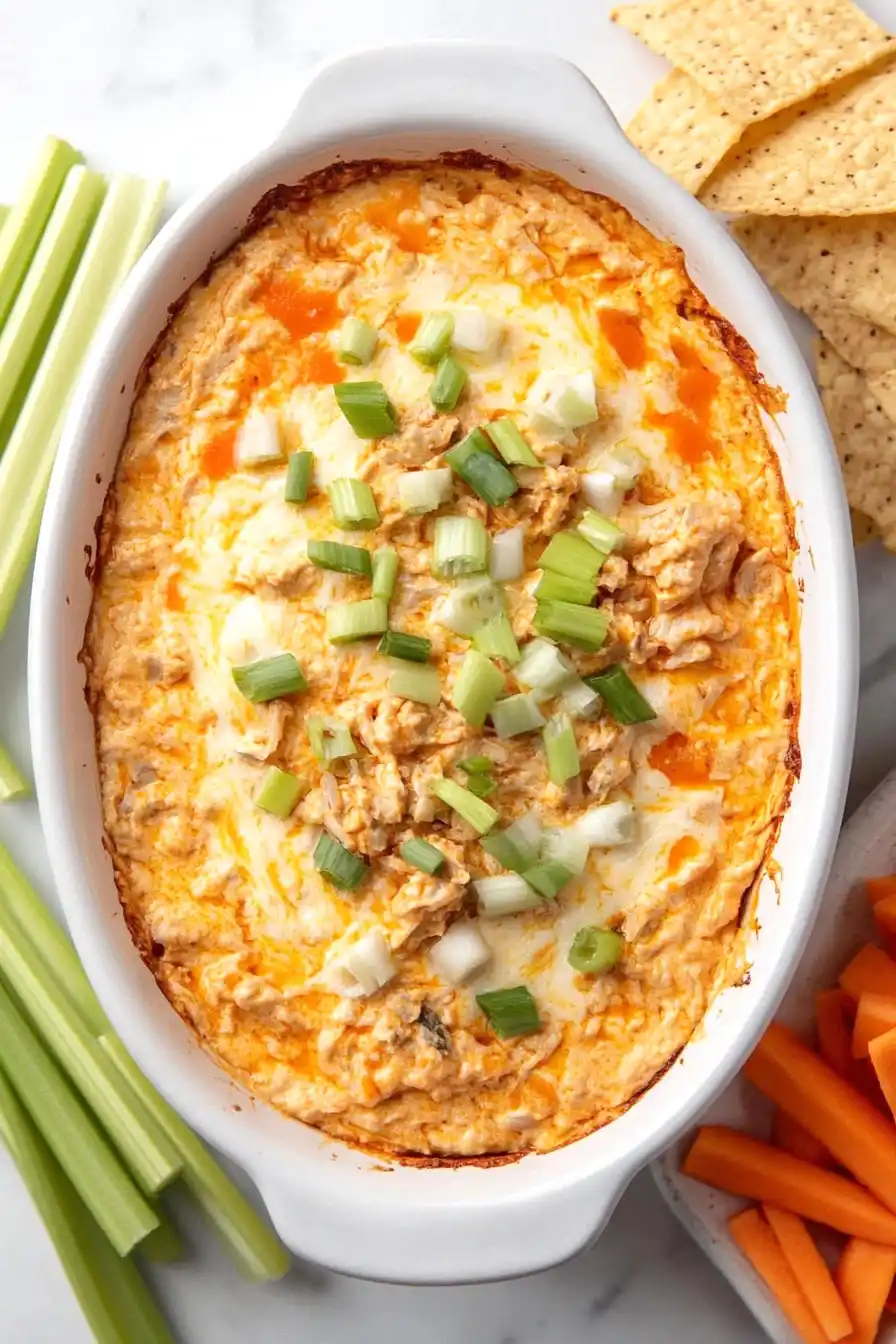 Creamy Jackfruit Buffalo Dip