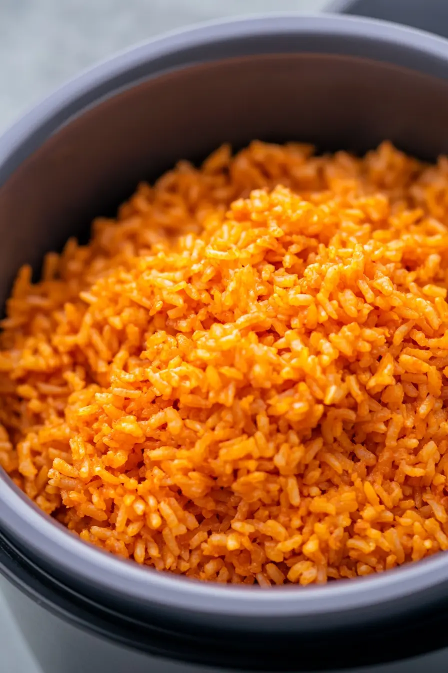 Perfect Jollof Rice in a Rice Cooker