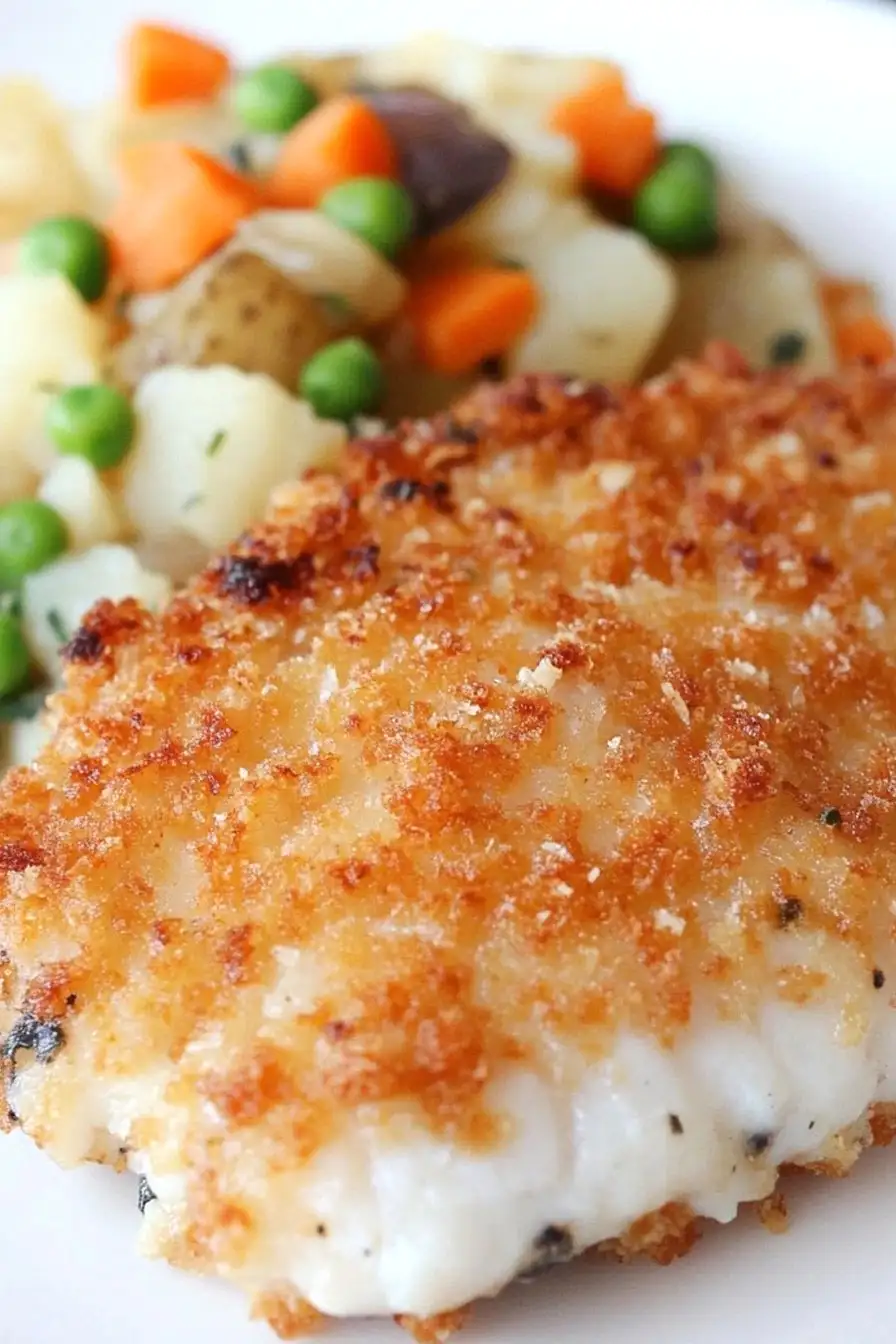 Healthy Panko Crusted Orange Roughy