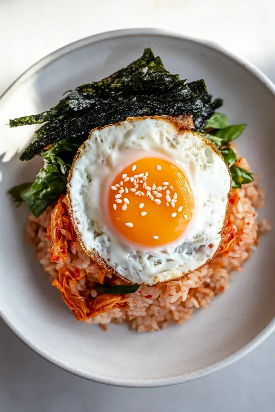 Easy Rice Cooker Kimchi Fried Rice