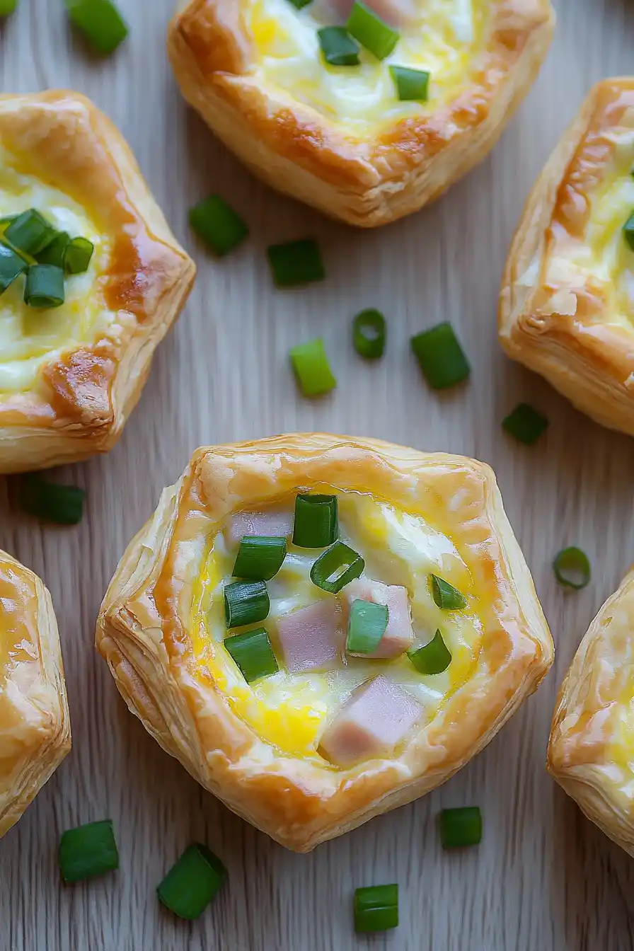 Easy Puff Pastry Mini Quiches