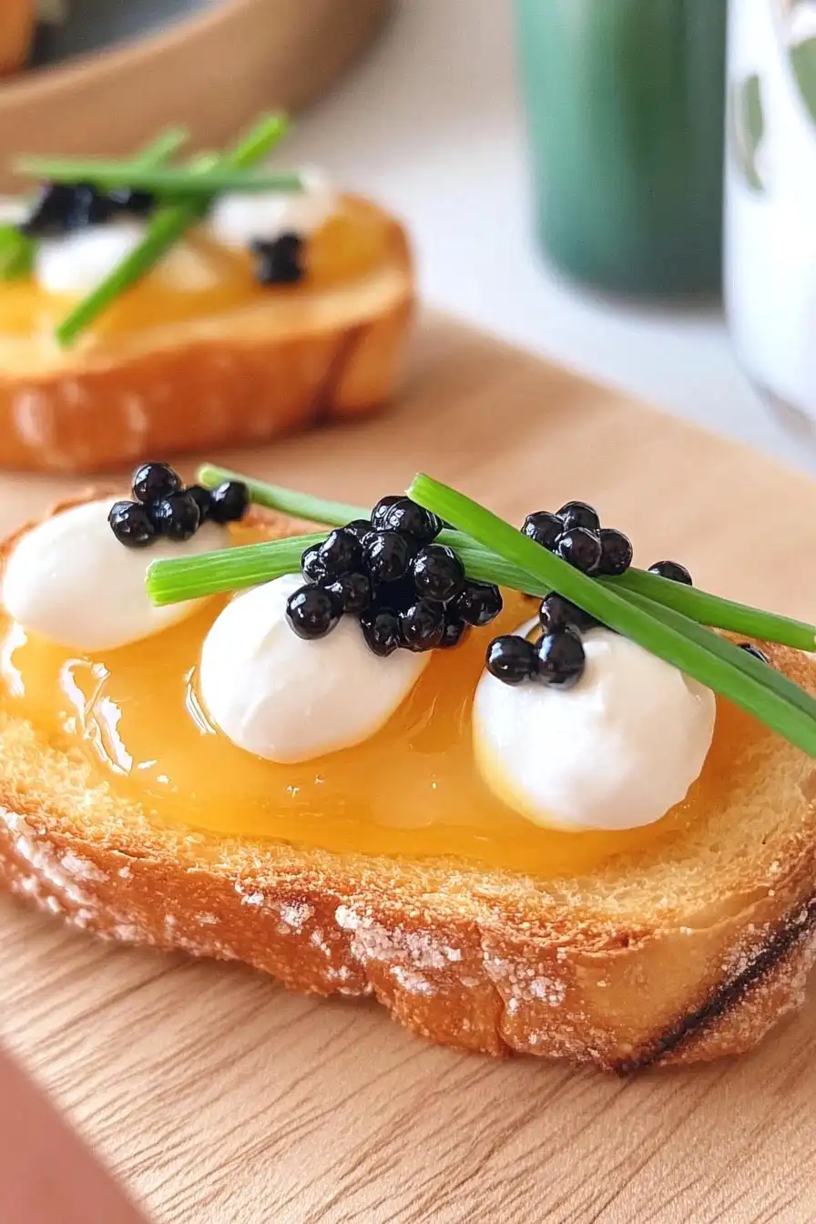 Quick Egg Yolk Jam Toast