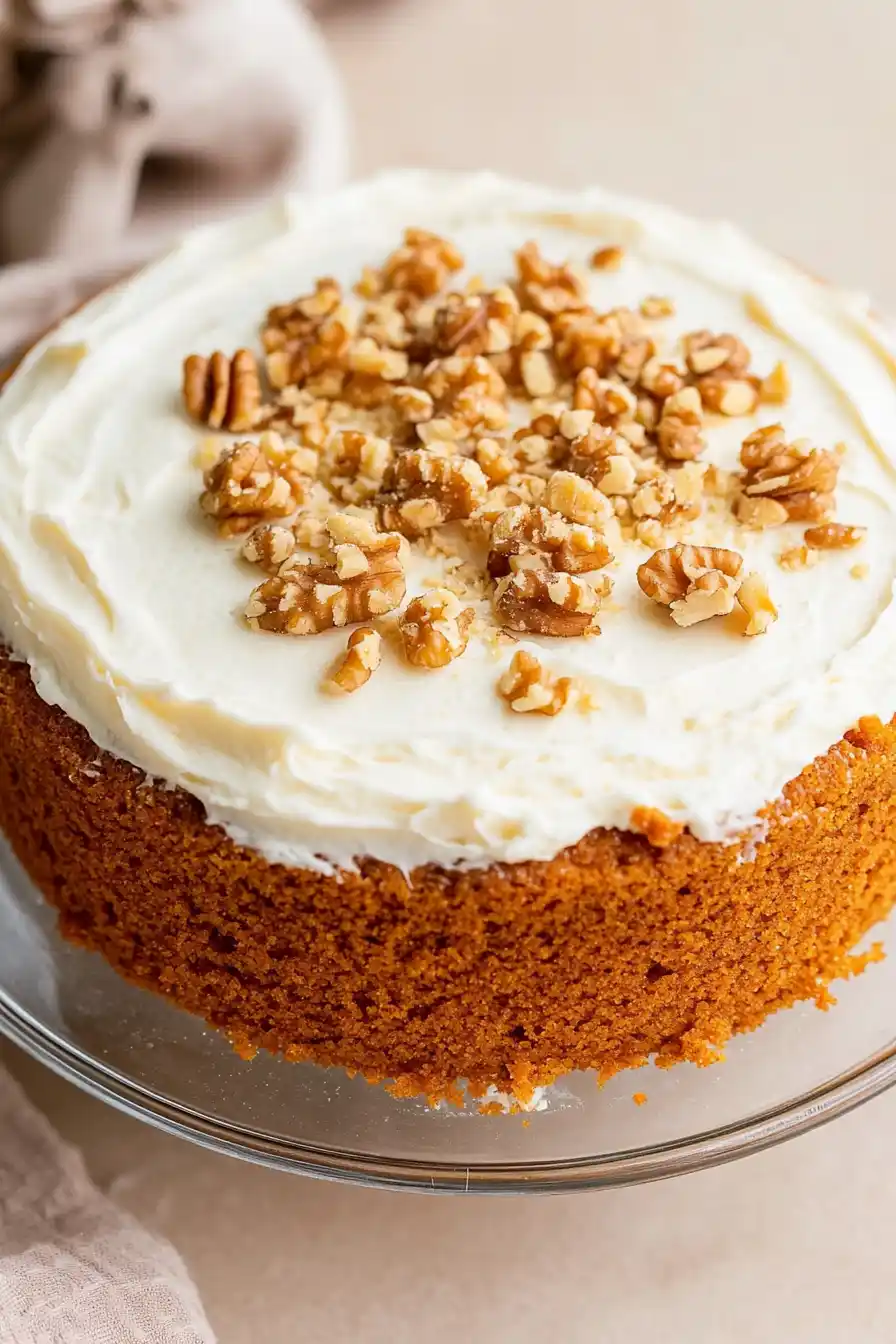 Moist Carrot Cake for Two
