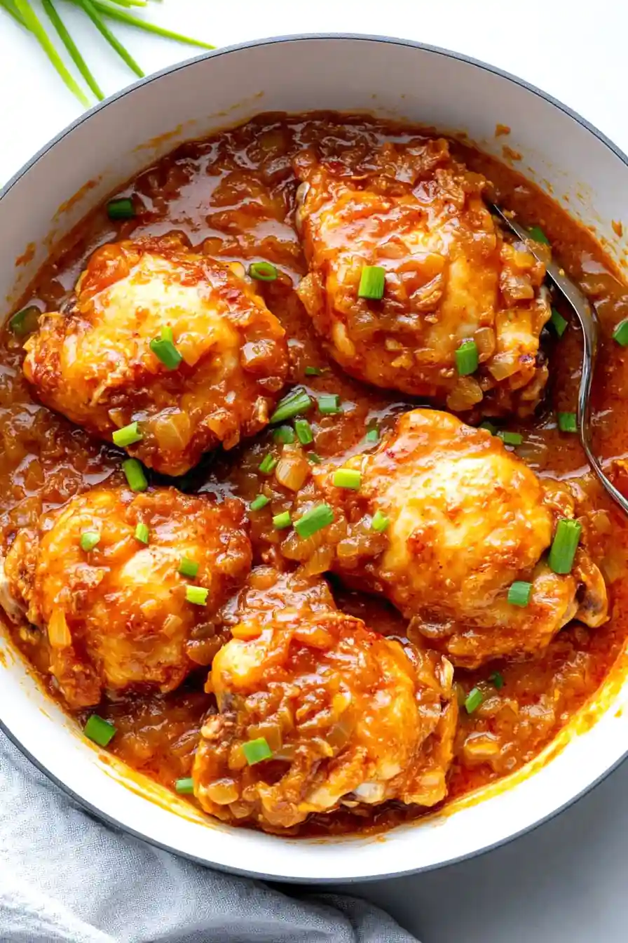 Tasty Chicken Thighs and Gravy