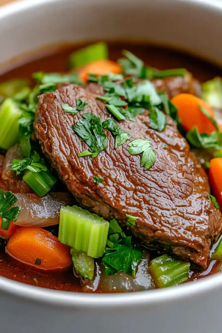 Savory Dutch Oven Pot Roast with Red Wine