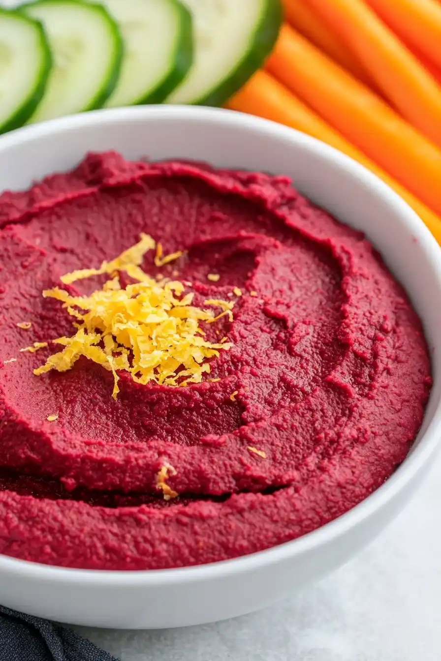 Best Ginger Beet Hummus Recipe