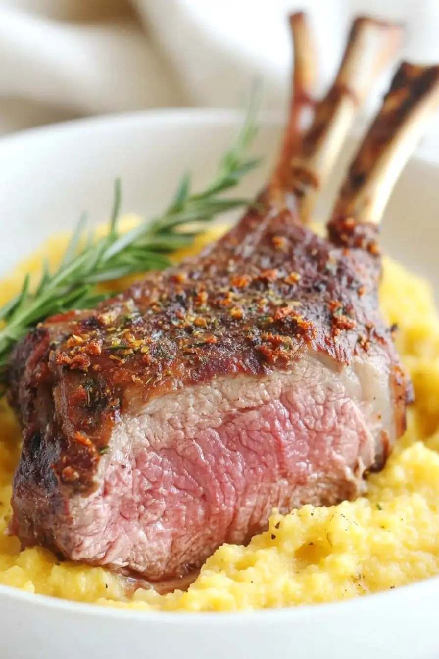 Tasty Rack of Lamb with Horseradish