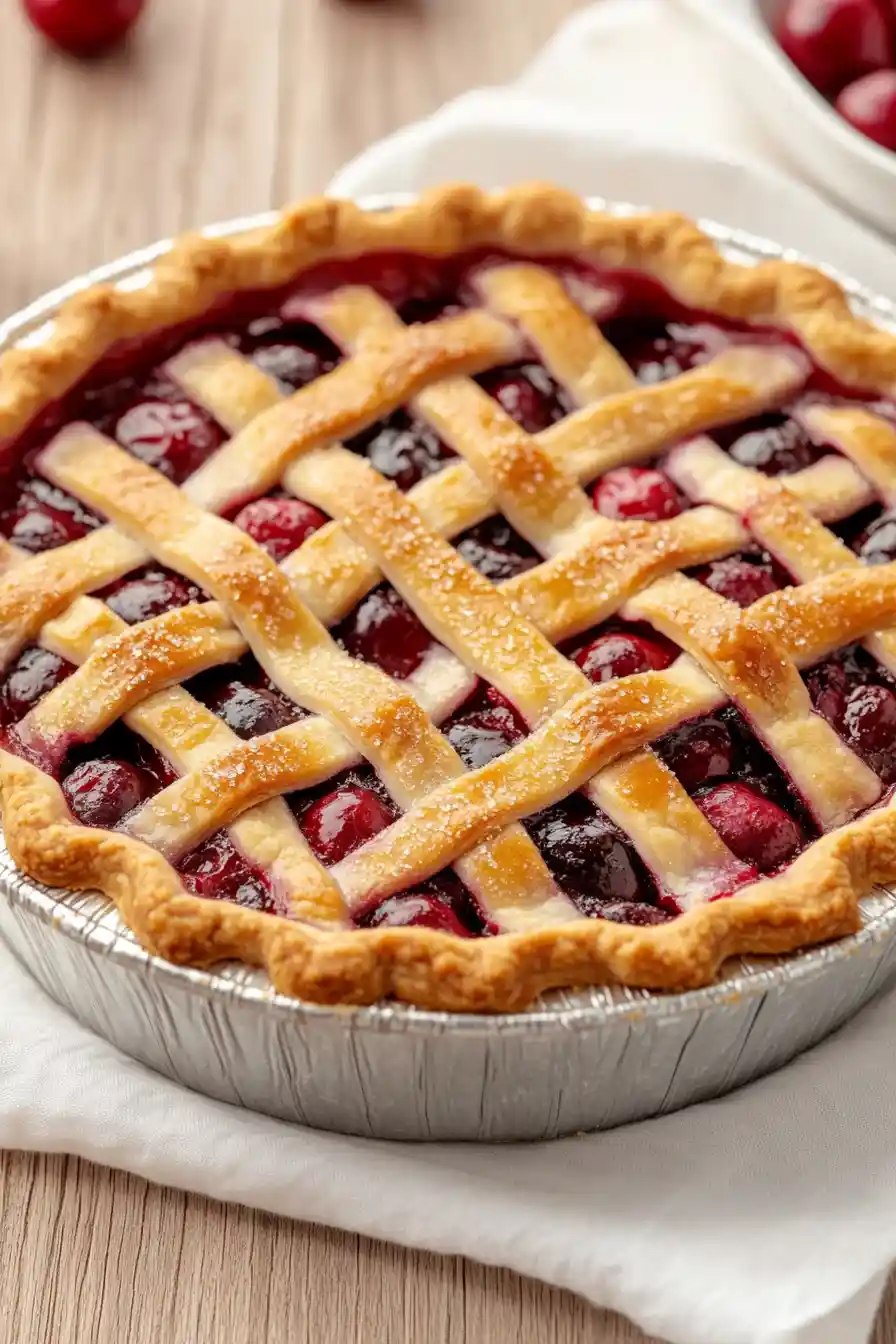 Quick Cherry Pie with Jarred Cherries