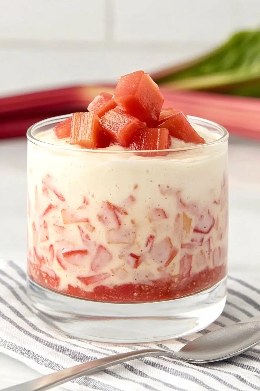 Quick Rhubarb Fool