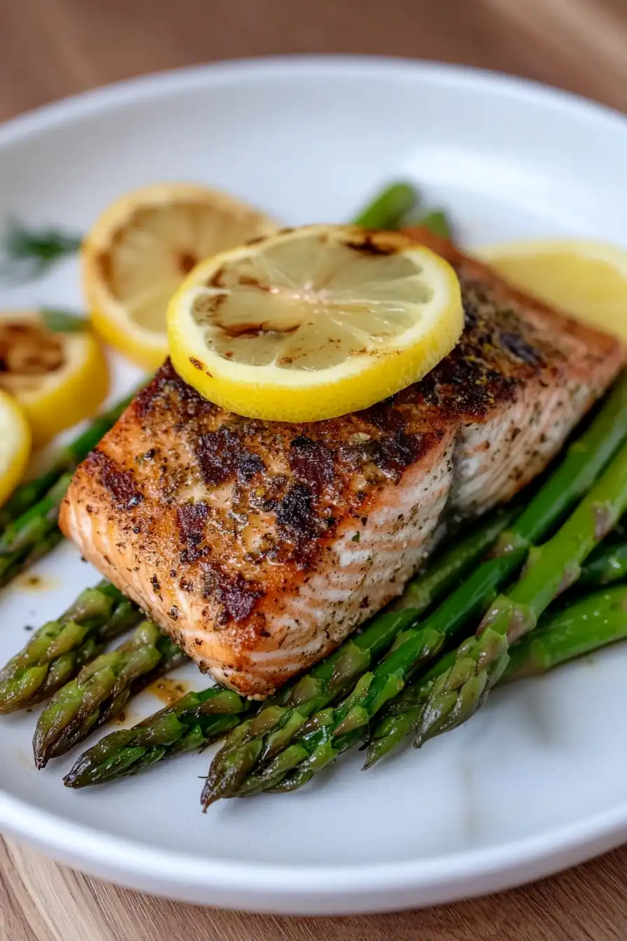 Healthy Grilled Salmon on Blackstone