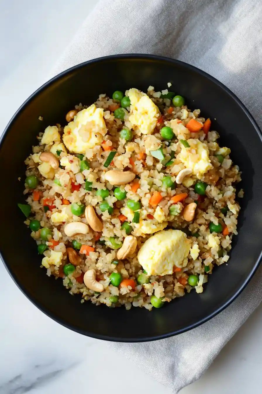 Healthy Cauliflower Egg Fried Rice