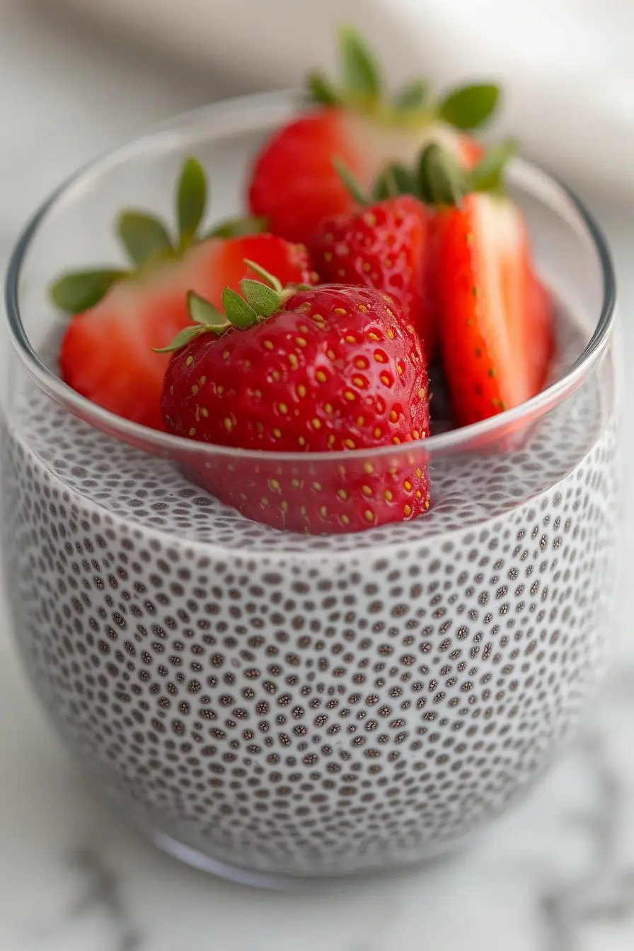 Fruit-Infused Overnight Chia Seed Pudding