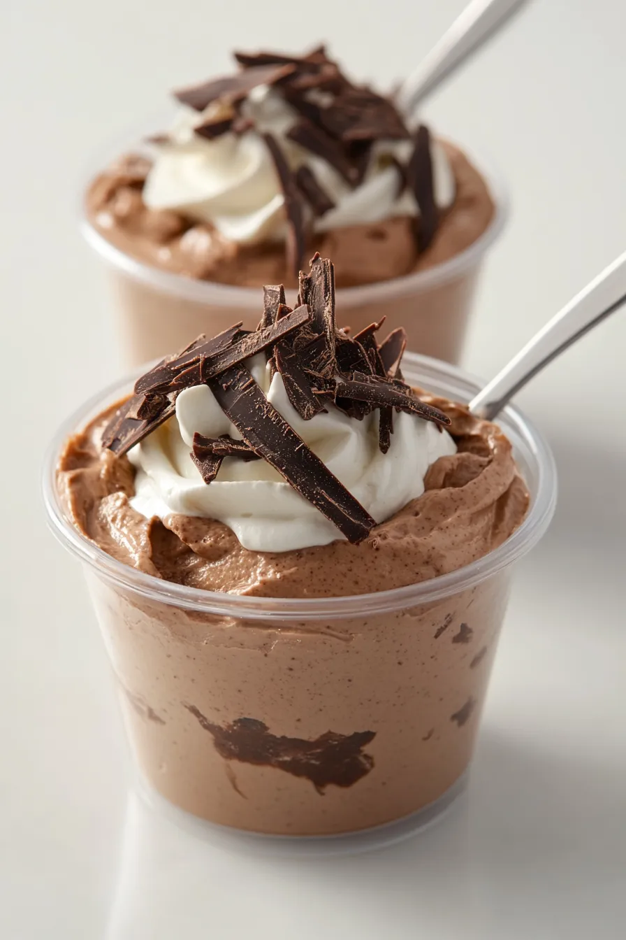 Healthy Dark Chocolate Avocado Mousse