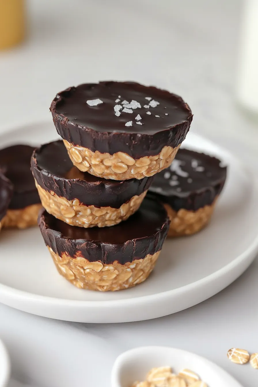 Decadent Dark Chocolate Oatmeal Cups