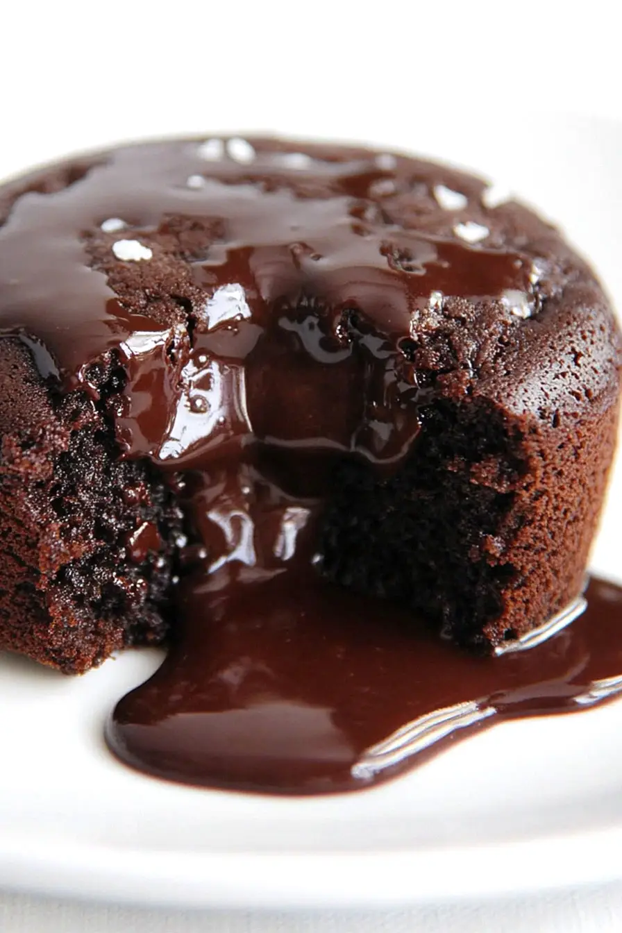 Simple Chocolate Lava Cake Without Oven