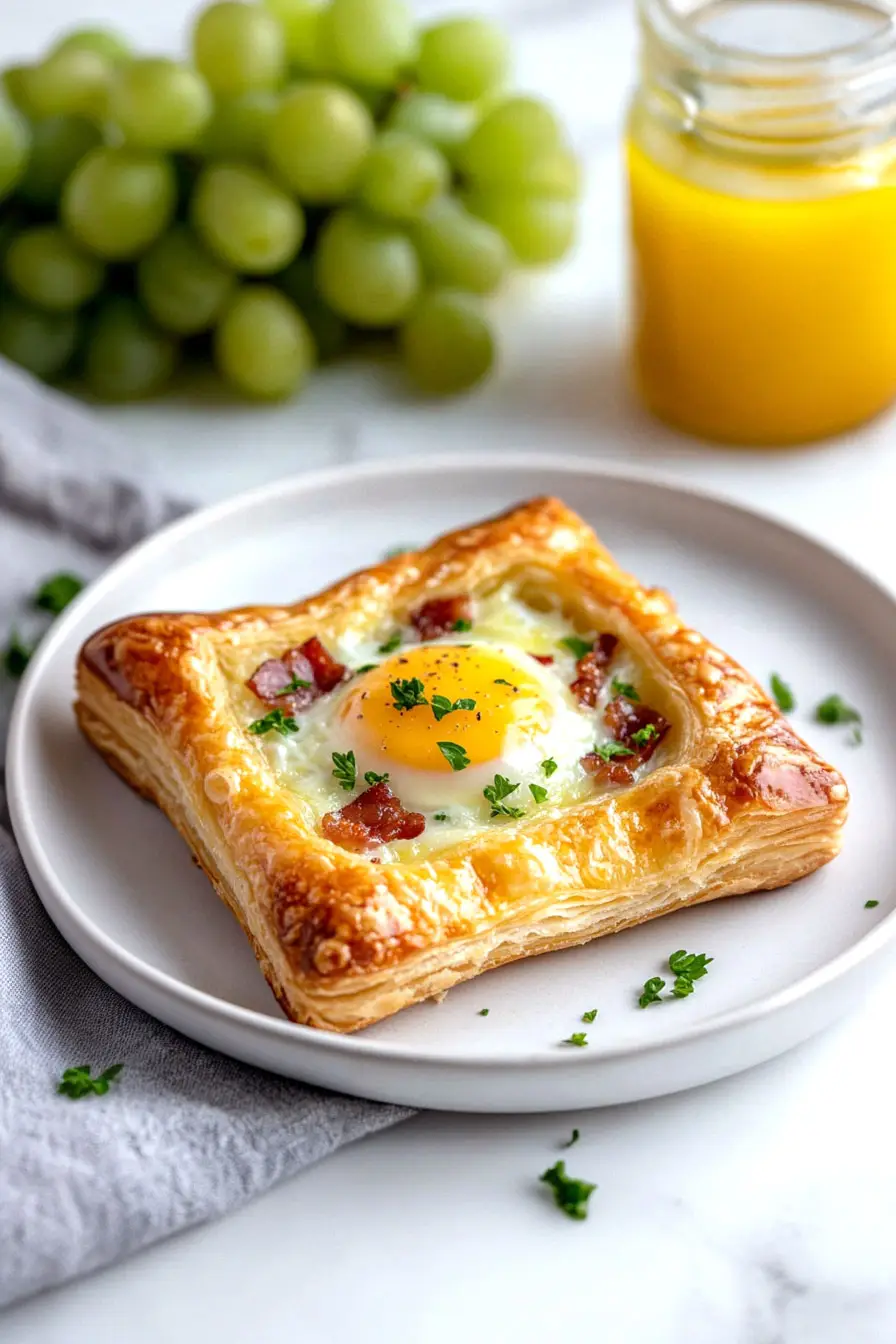 Easy Puff Pastry Egg Bake