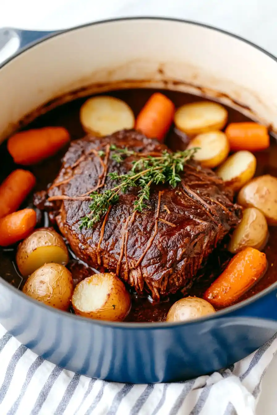 Juicy Dutch Oven Pot Roast