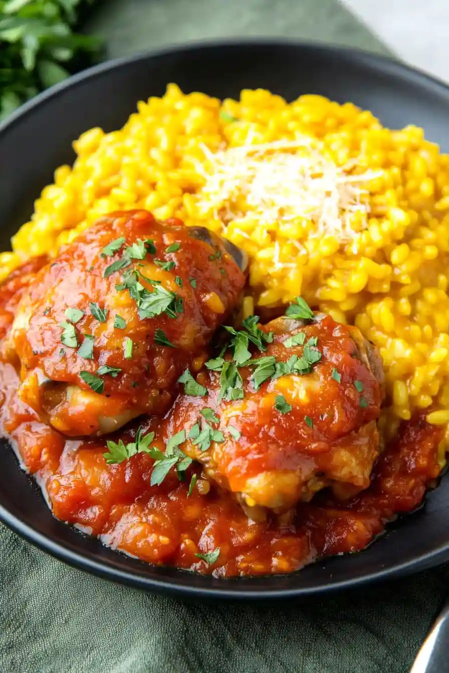 Tender Chicken Thigh Osso Bucco