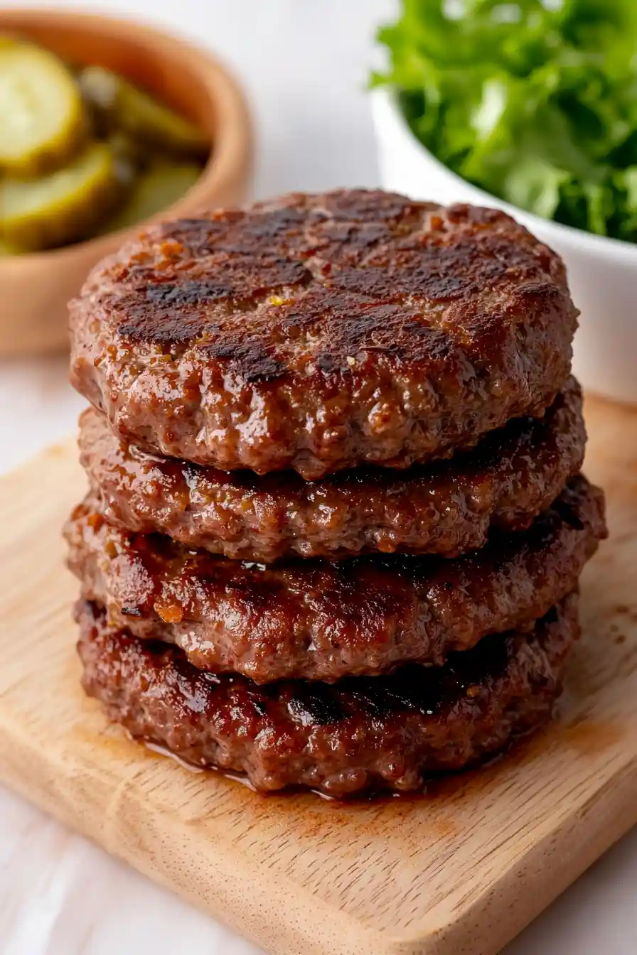 Seasoned Air Fryer Hamburger Patties