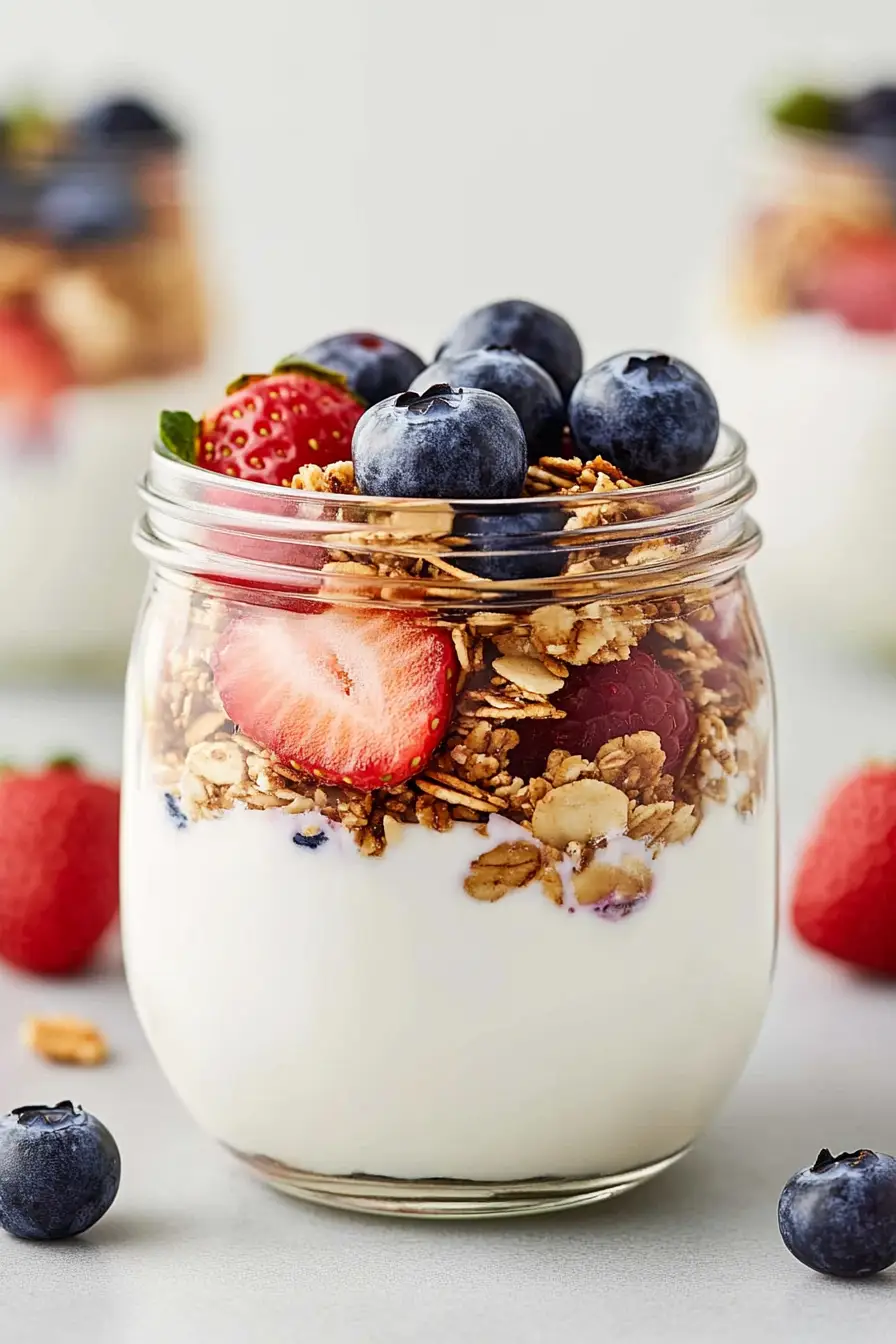 Creamy Low Carb Greek Yogurt Parfait