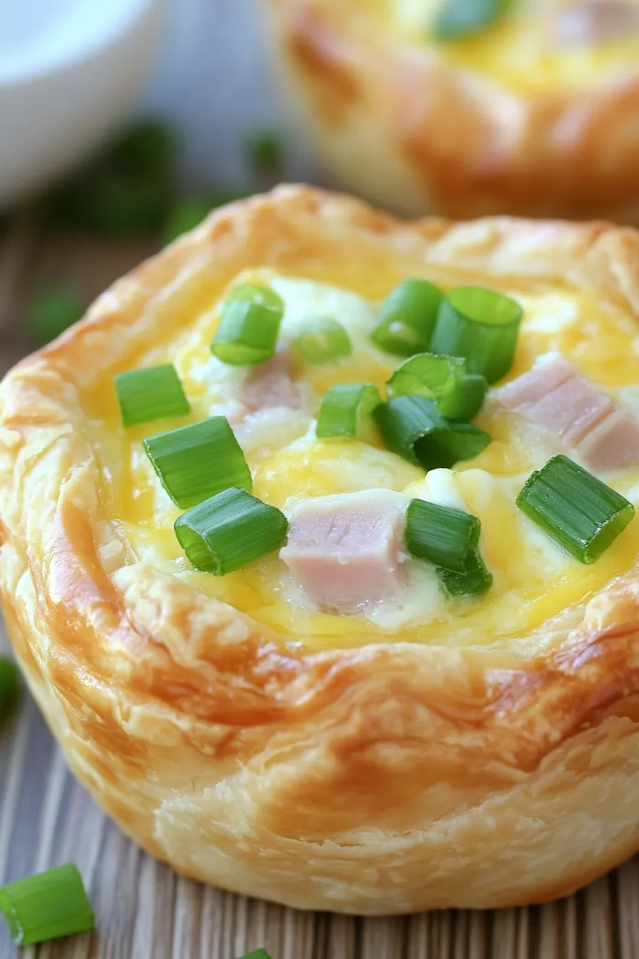 Easy Puff Pastry Mini Quiches
