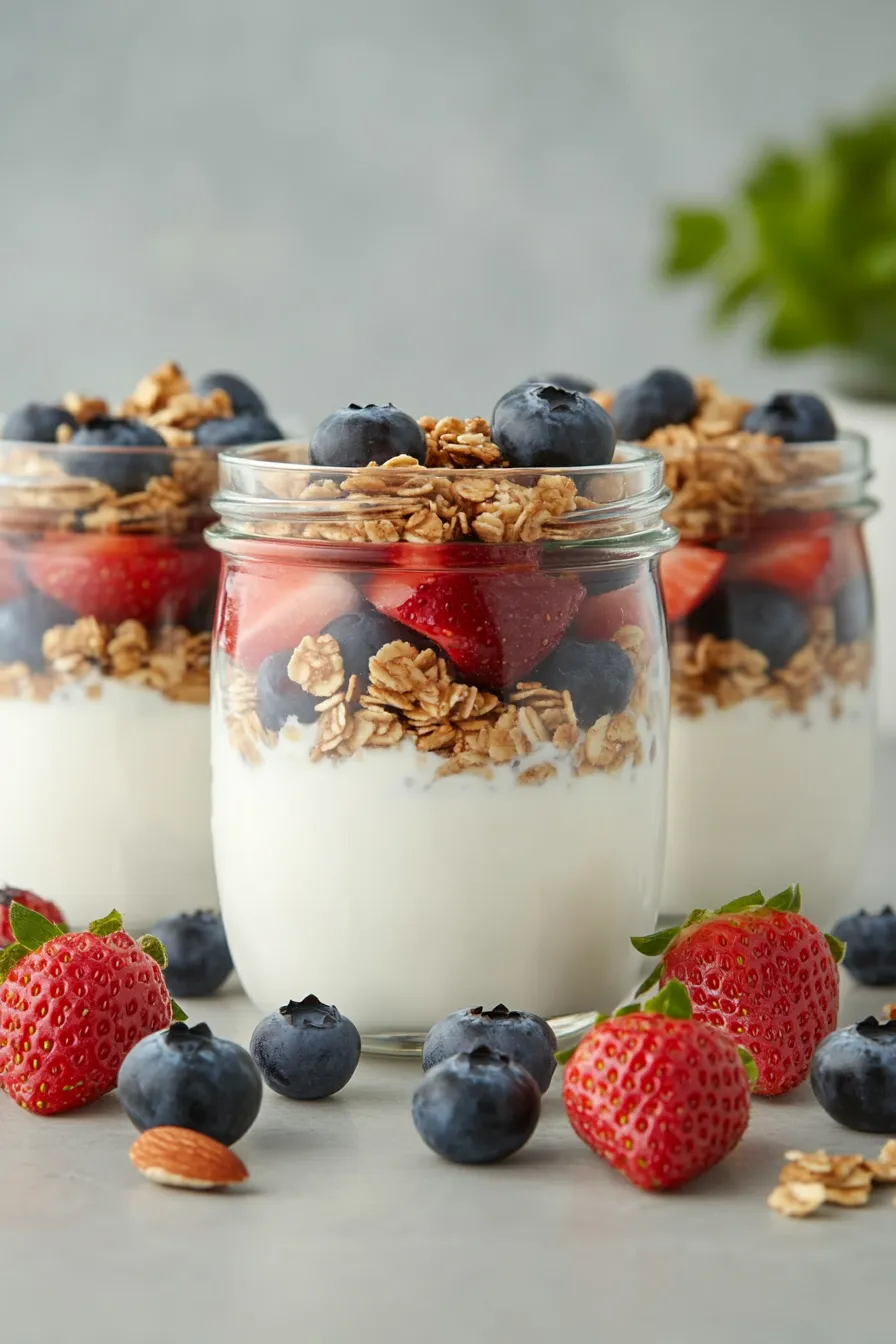 Creamy Low Carb Greek Yogurt Parfait