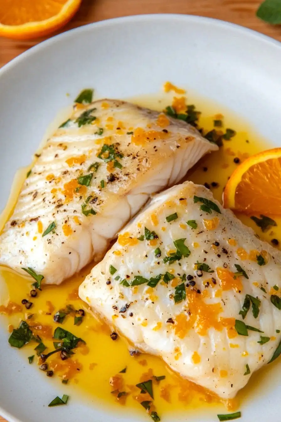 Healthy Orange Roughy in Orange Sauce