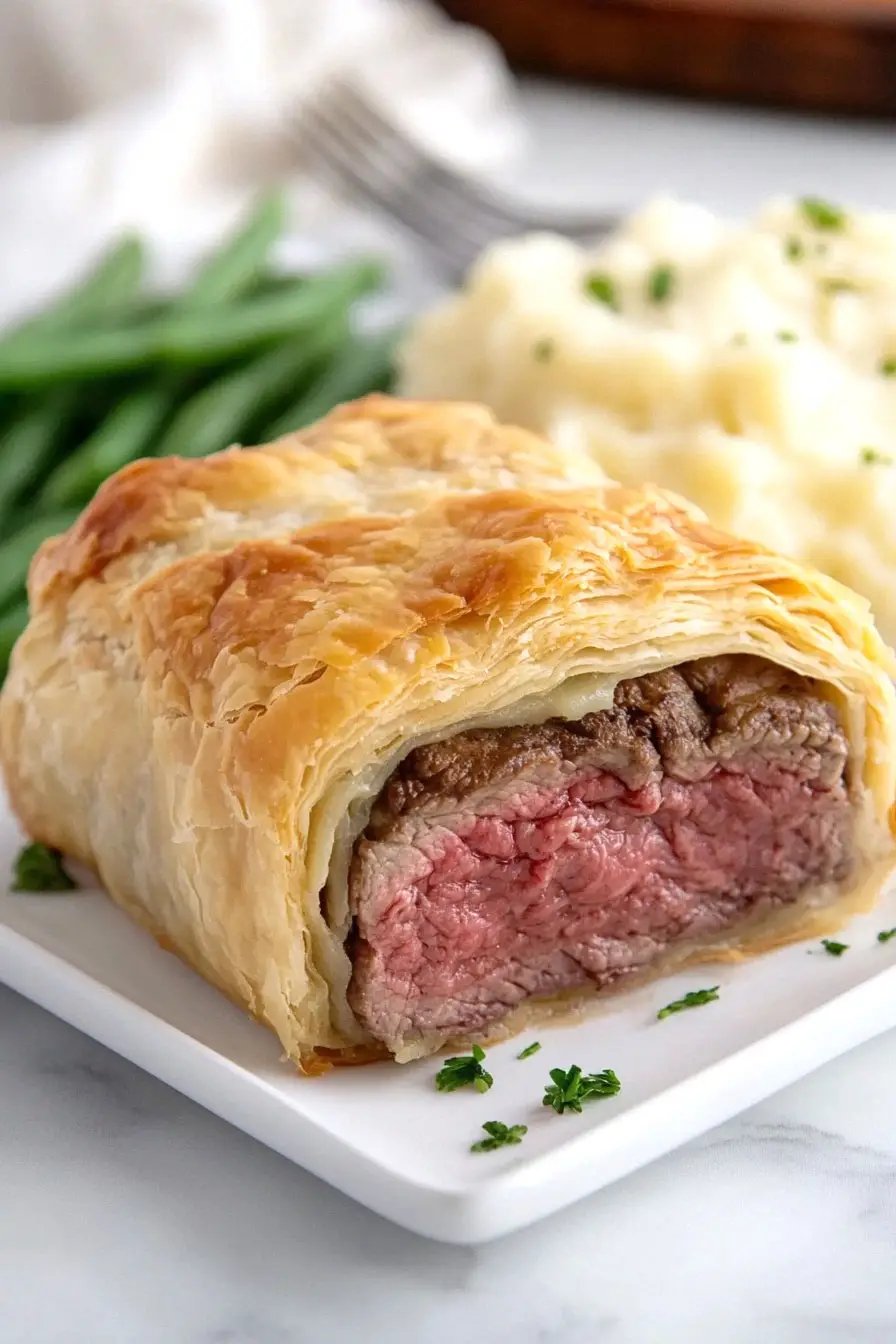 Gourmet Beef Wellington with Mushroom Pâté