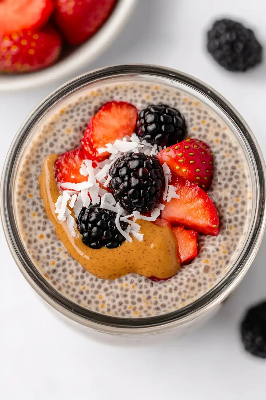 Tasty Chia Seed Pudding with Protein Powder