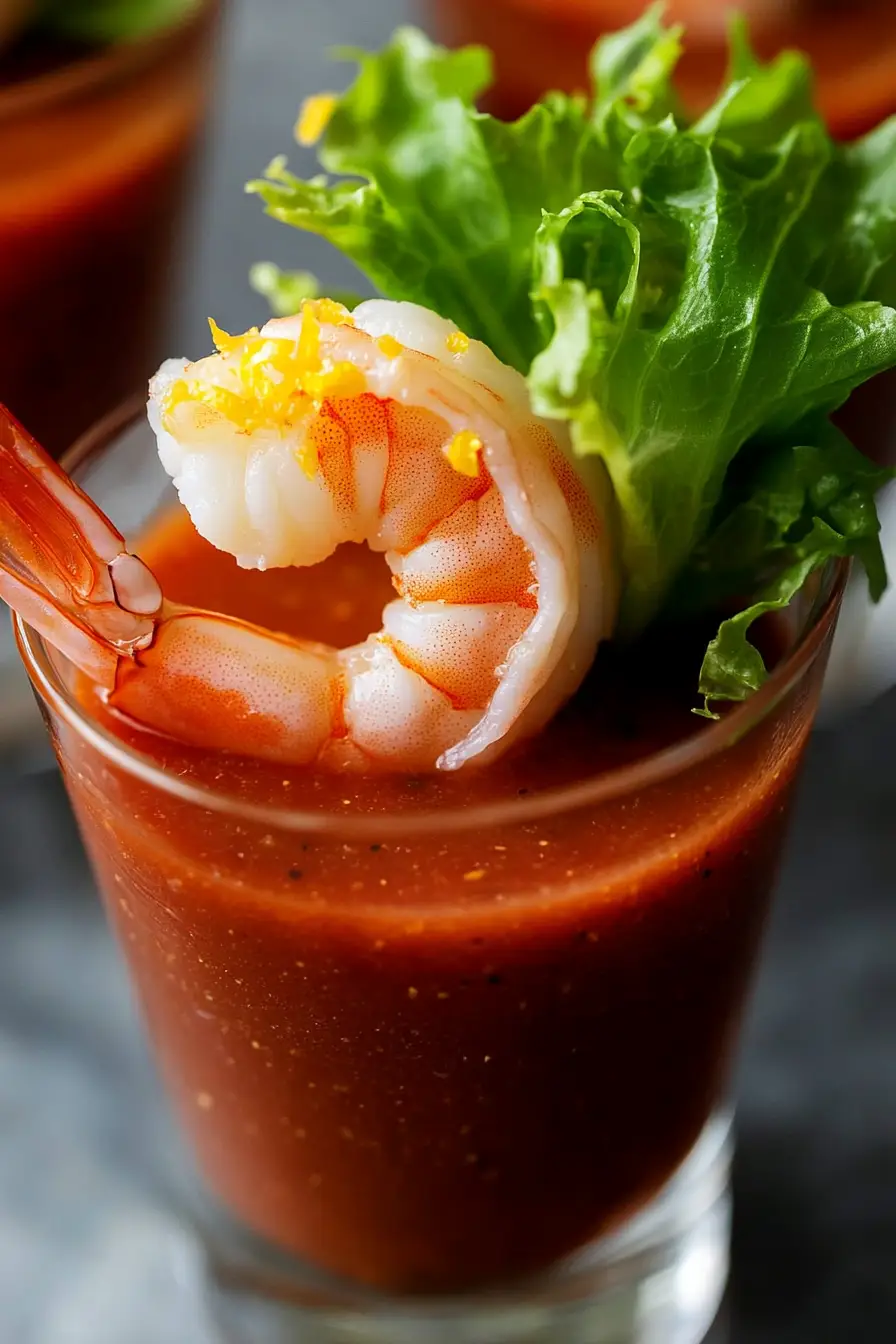 Quick Shrimp Cocktail Shooters