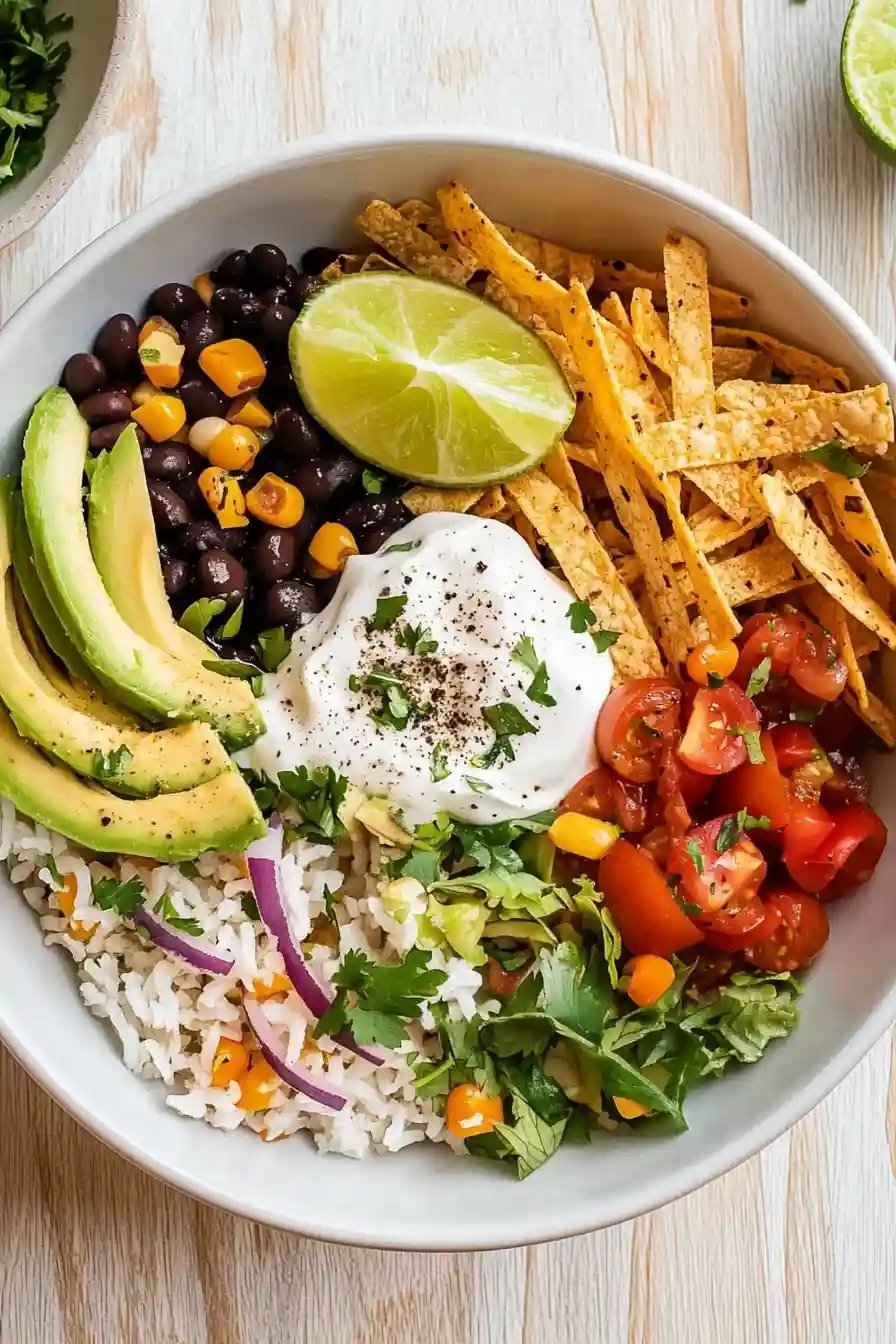 Healthy Vegetarian Burrito Bowl