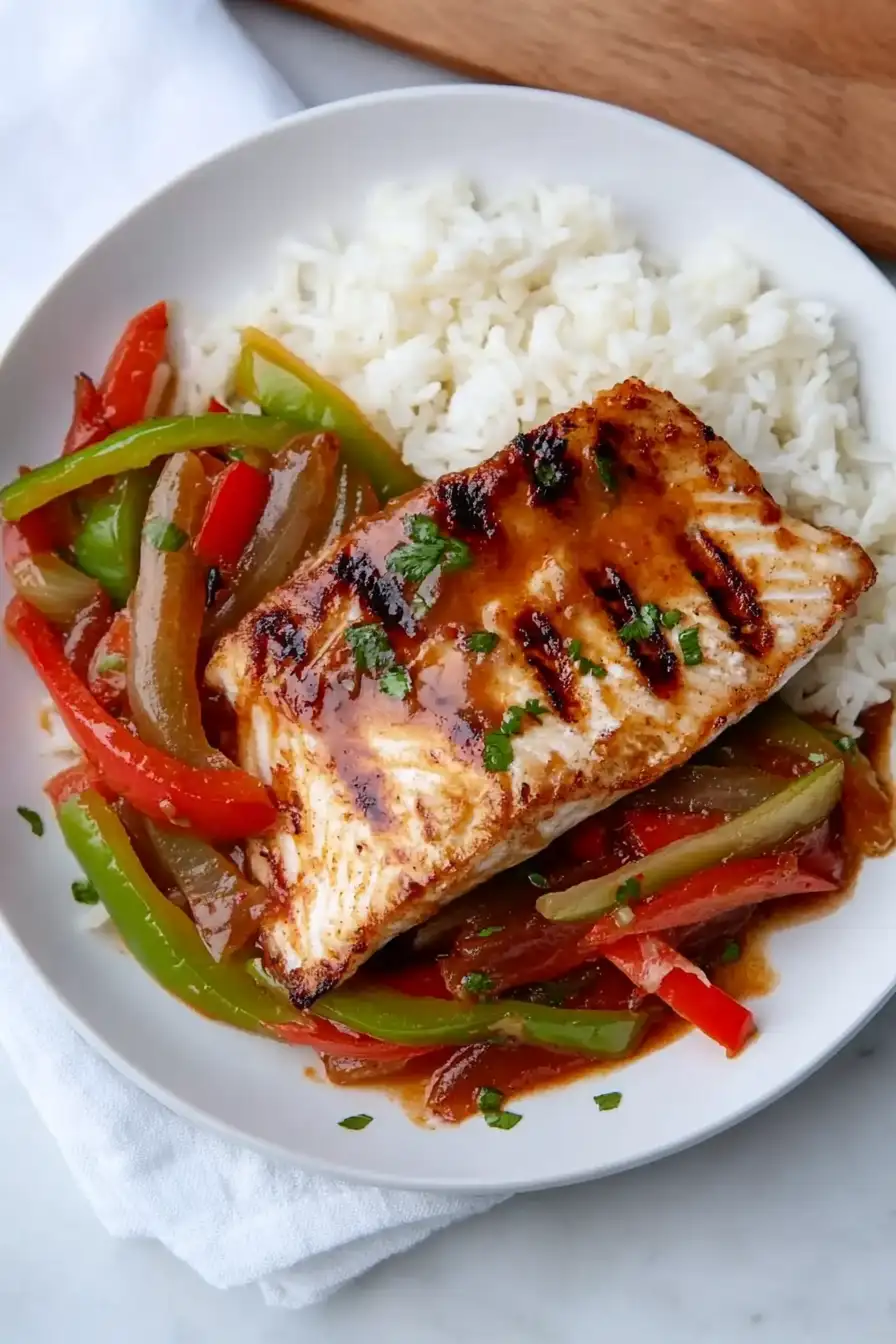 Healthy Red Snapper Escabeche