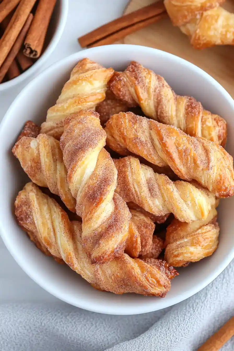 Easy Puff Pastry Cinnamon Twists