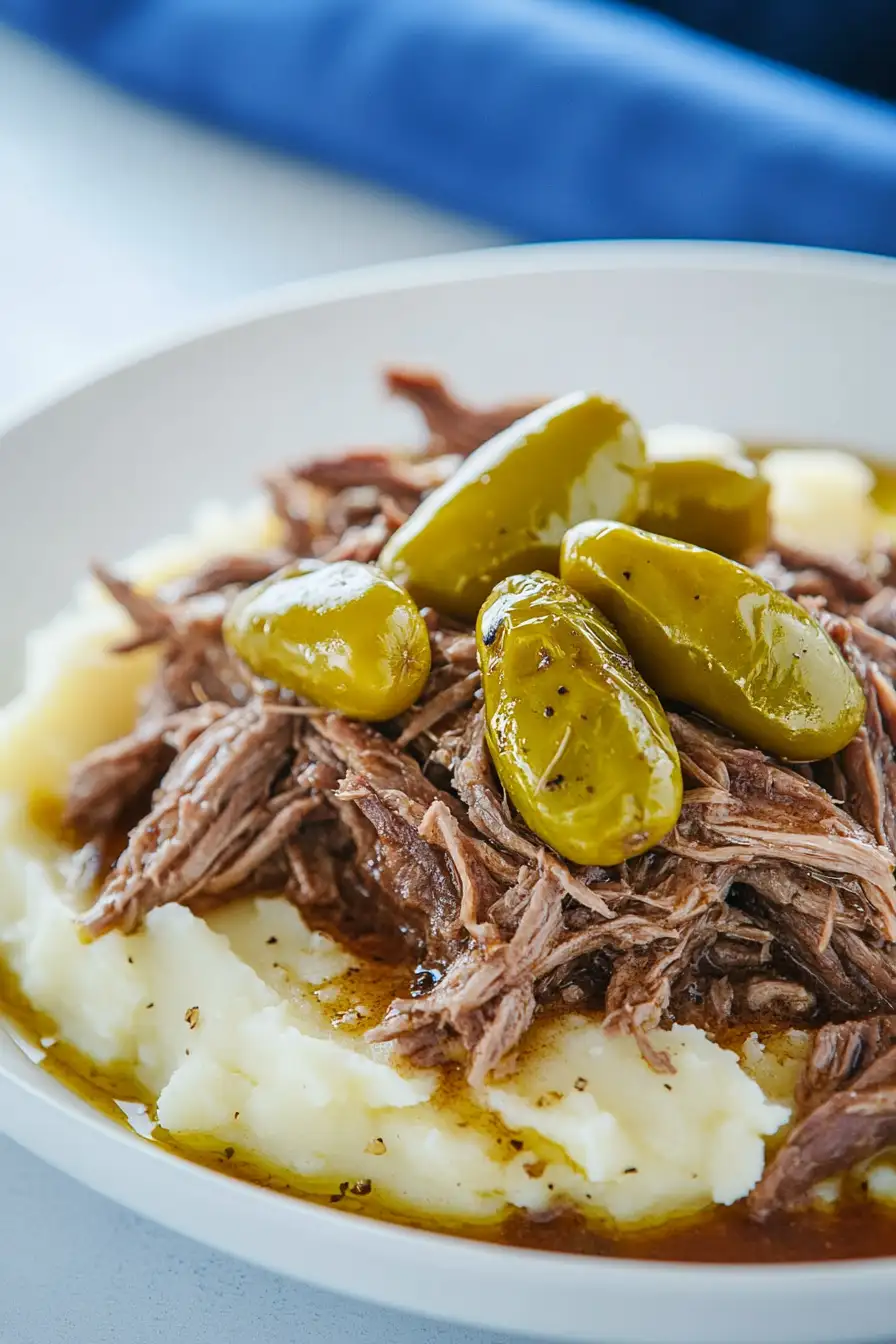 Healthy Whole30 Mississippi Pot Roast