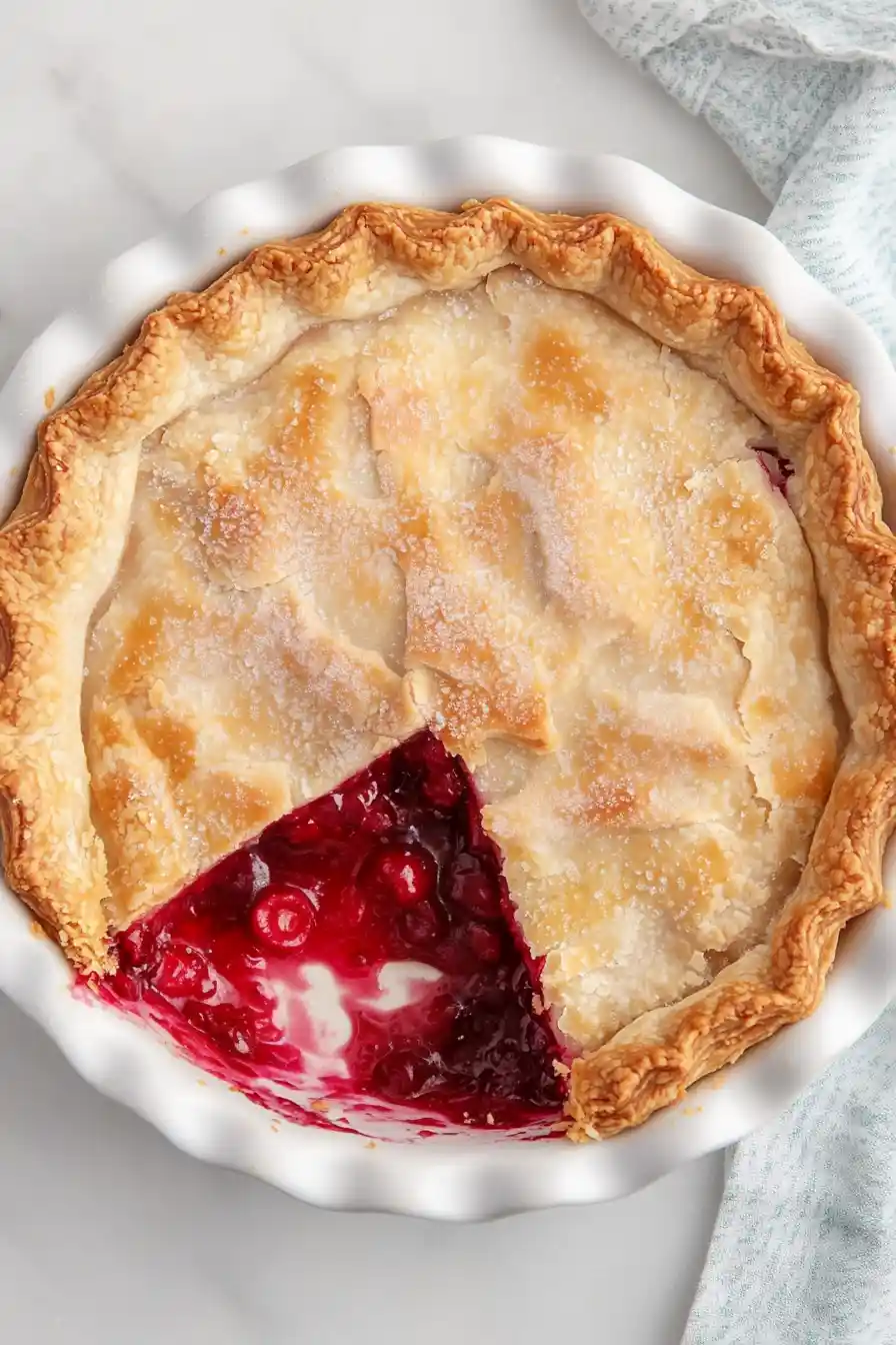 Quick Cherry Pie Recipe with Canned Filling