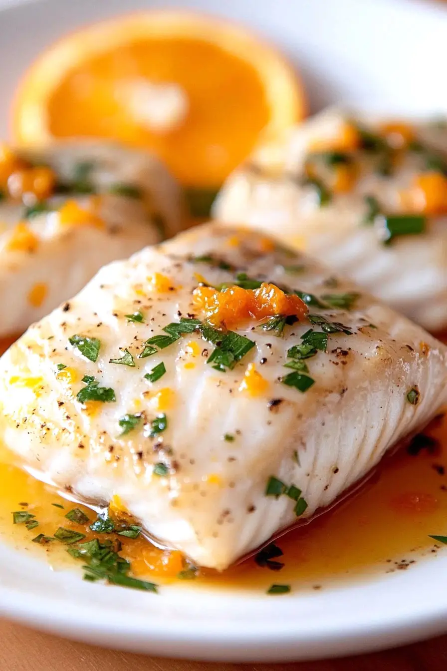 Healthy Orange Roughy in Orange Sauce
