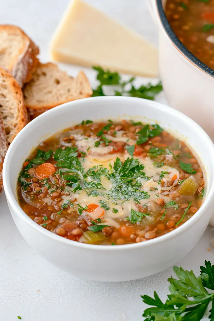 Savory Lentil Soup with Fennel
