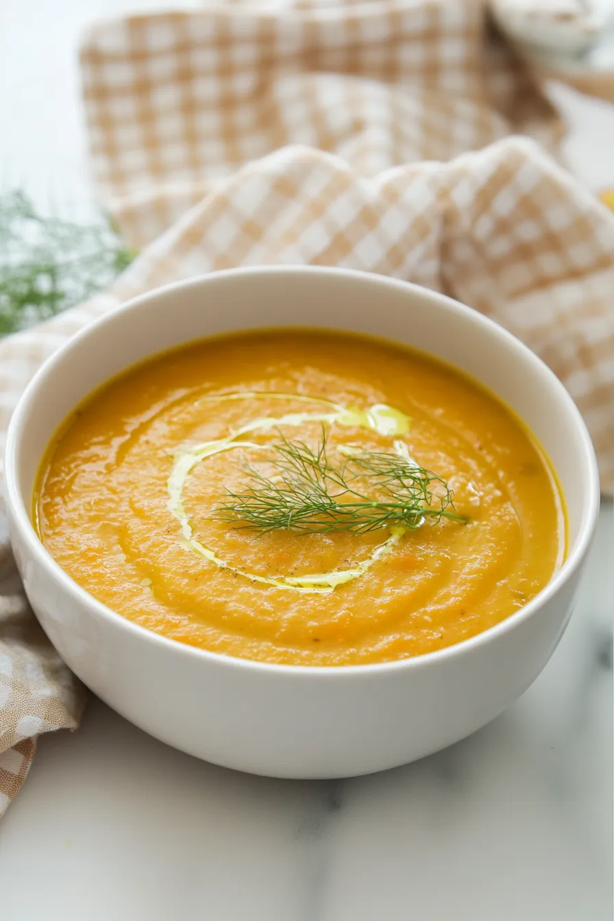 Nutritious Fennel Carrot Soup