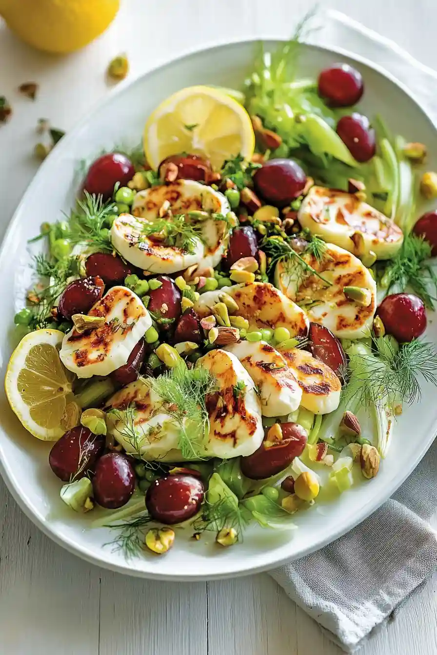 Light Halloumi and Fennel Salad