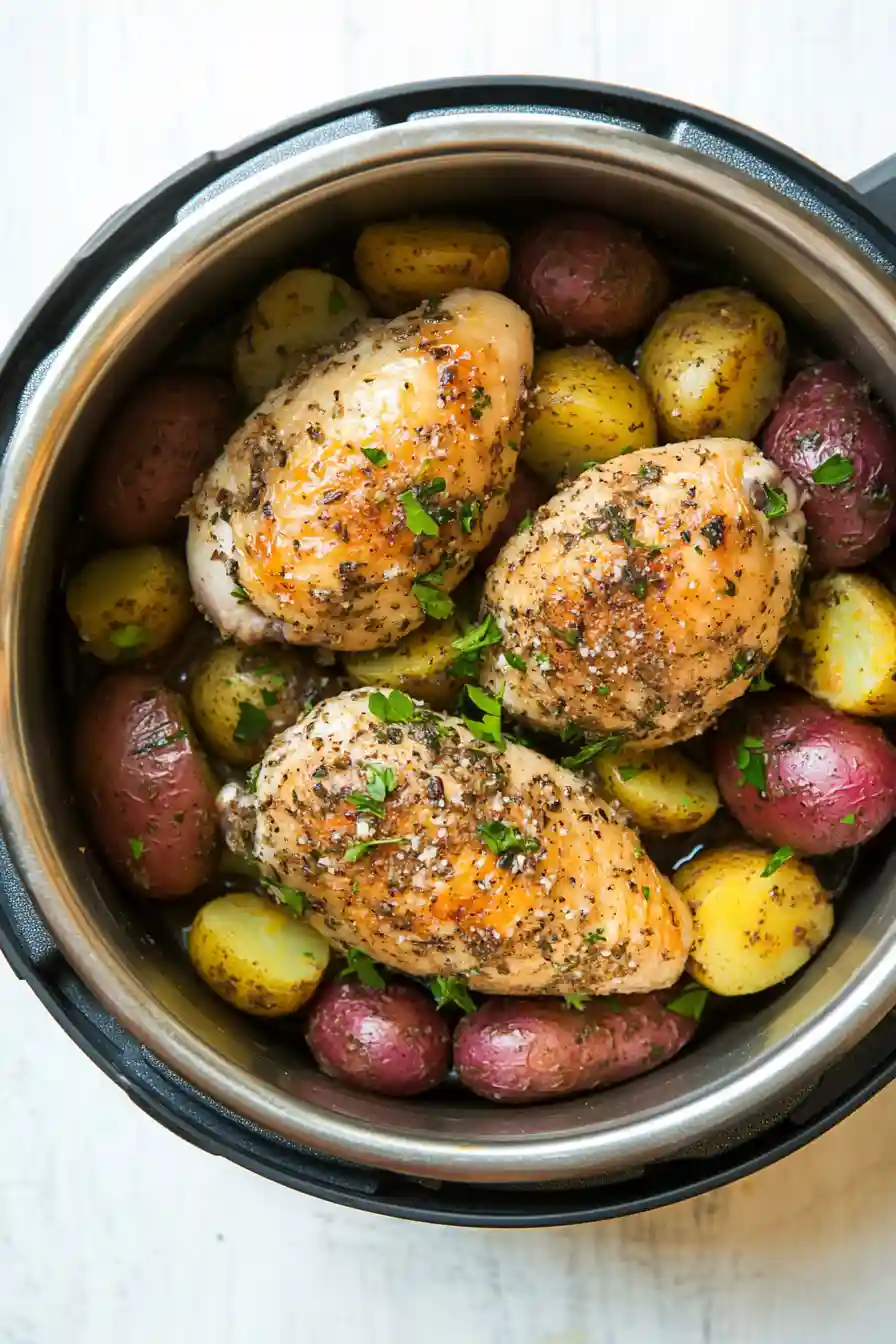 Savory Instant Pot Chicken and Potatoes